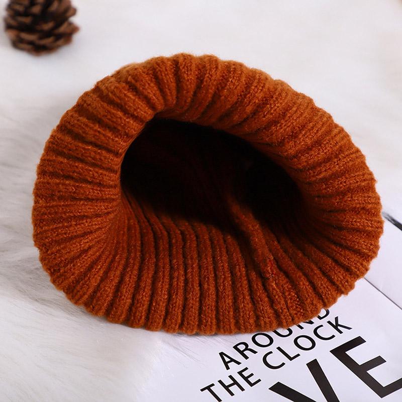 Bonnet d'hiver chaud pour bébé garçon et fille, bonnet tricoté doux pour nourrisson et tout-petit