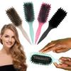 Spazzola Districante per Cuoio Capelluto Capelli Ricci Massaggio Cuoio Capelluto Pettine per Capelli Pettine a Cuscinetto d'Aria Setole Naturali Strumenti per lo Styling dei Capelli Strumenti da Barbiere