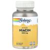 Solaray Flush-Free Niacin 500mg Veggie Capsules, 100 Count