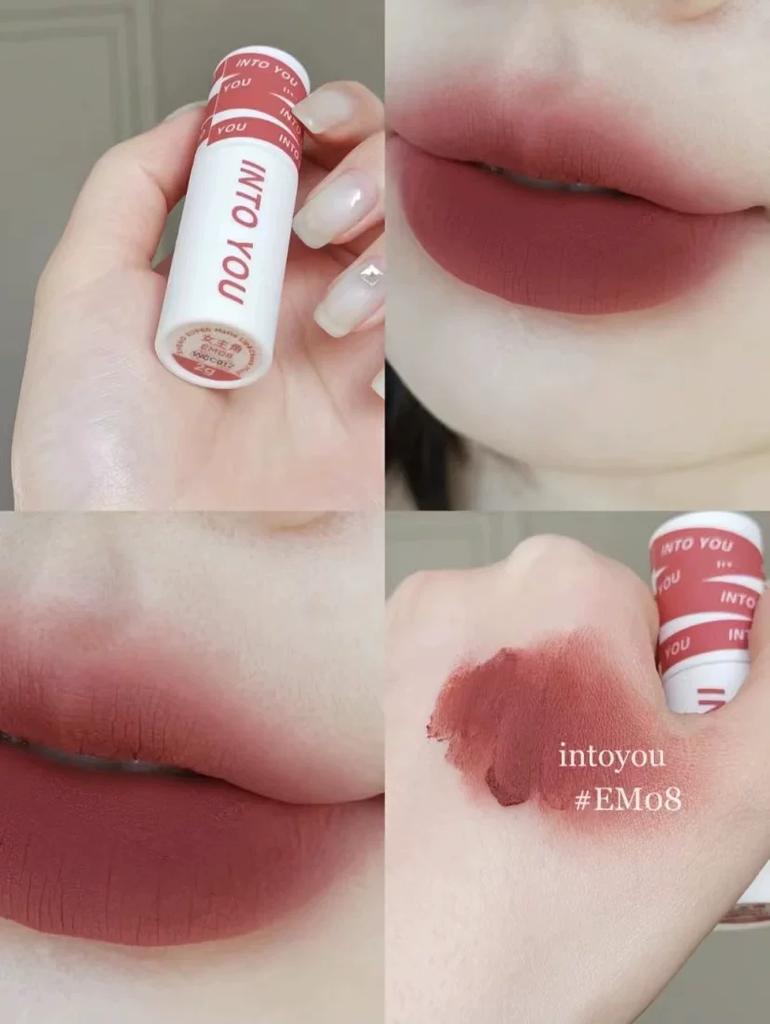 into You Lip Mud Cameo Brown Nude Lipstick Female Gray Pink Velvet Matte Lip Gloss Genuine Goods Official Flagship Store