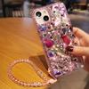 Glitter Rhinestone Phone Case 3D Tulip Flower Bling Diamond Cover For XiaoMi 15 Ultra 14 Pro 14T 14A Plus 13 Lite 13T 12 12T 12S 12X 5G
