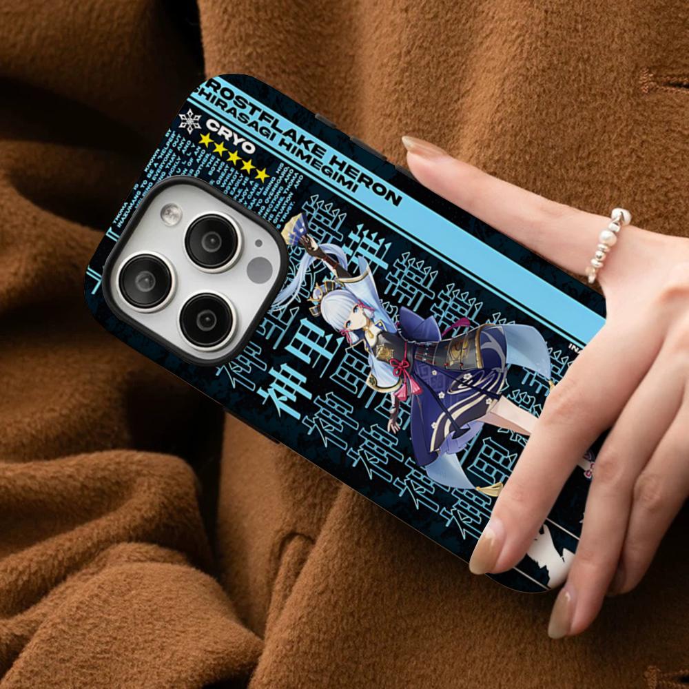 Game Genshin Impact Phone Case For IPhone 16 15 14 13 12 11 Pro Max Plus Samsung S24 S23 Ultra Glossy HD Hard PC Cover