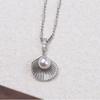 New Pearl Shell Pearl Silver Necklace Ins Necklace Niche Gift