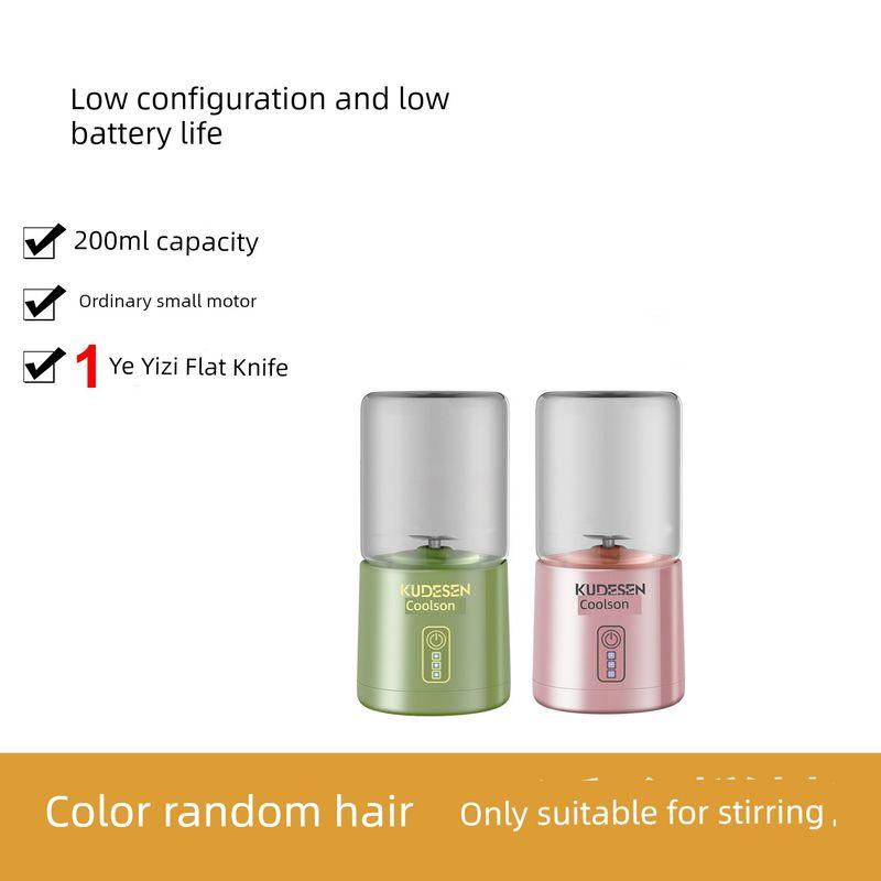 

Coolson Portable Juicer For Home Small Juicer Student Cheap New Arrival Multi-Functional Mini Blending Cup Matcha Green-Low Endurance [1 Leaf Knife]]