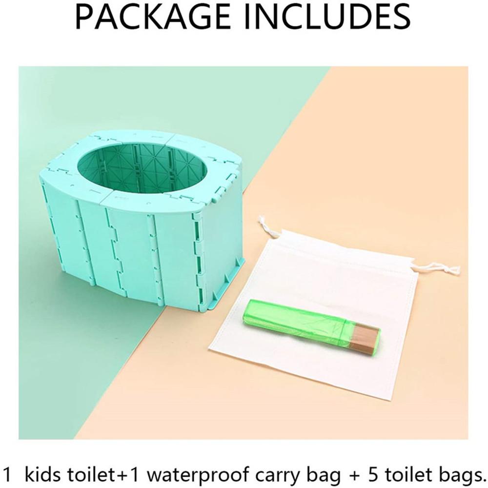 Outdoors Camping Children Car Potty Urinal Portable Folding Toilet Travel Pot Toilet Mobile Seat