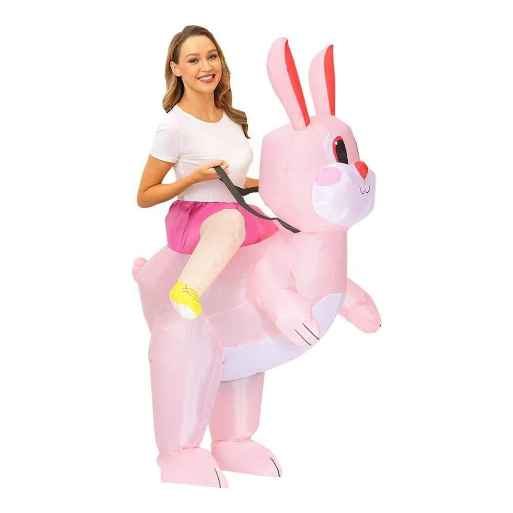 Christmas and Easter Rabbit Inflatable Costume for Festivals and Parties