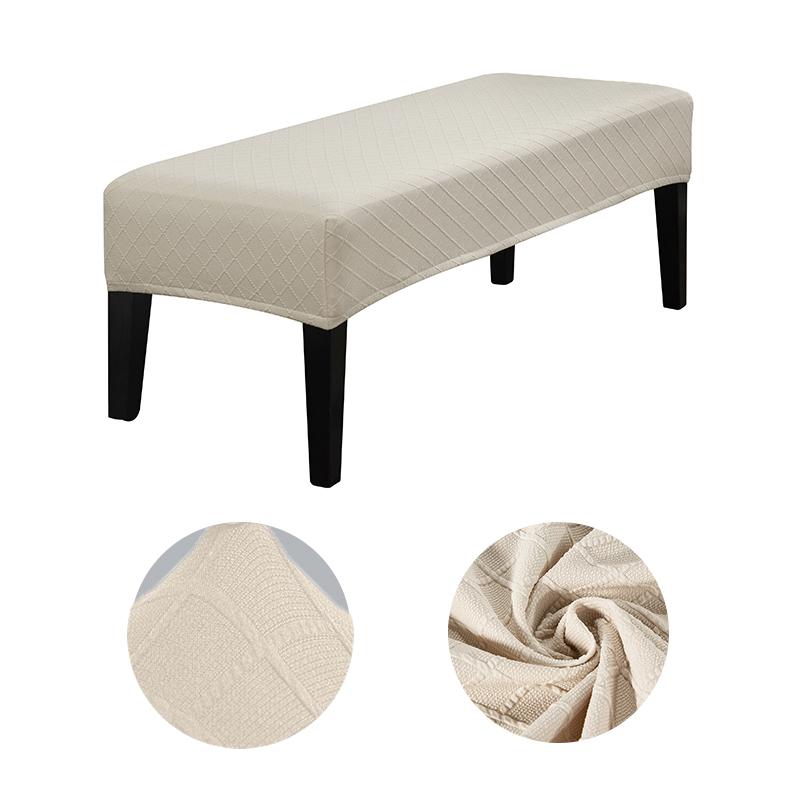 Elastic Long Bench Covers Without Armrest Stretch Tight Wrap Couch Slipcovers For Home Hotel Banquet Durable Flexible