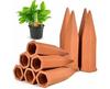 10Pcs Plant Self Watering Spikes,Automatic Terracotta Plant Watering Stakes For Vacations,Wine Bottle Stakes For Plant Self Irrigation,Plant Self Wat