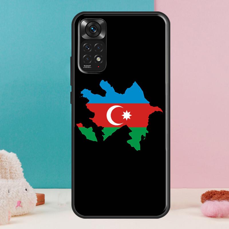 Azerbaijan Flag Case For Xiaomi Redmi Note 13 Pro 14 12 11 9 10 9S 10S 11S 12S Redmi 14C 13C 10C 12C Cover