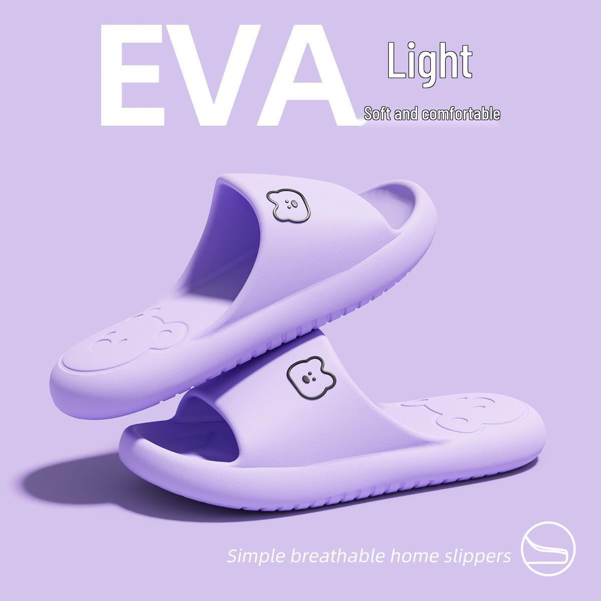 

Лида Ни Лето 2025 Нескользящие Милые Парные Тапочки для Мужчин и Женщин - Для Дома и Ванной 38-39