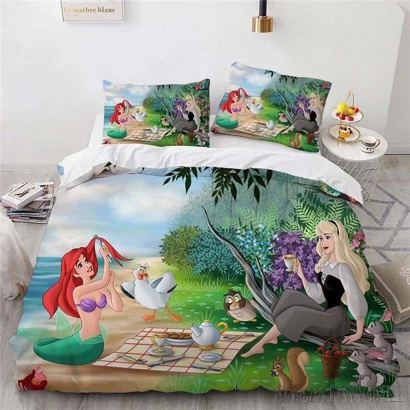 3D Cartoon Film Aladdin Duvet Cover Set HD Comforter Cover for Kids Bedding Sets Bedclothes Bedroom Decor