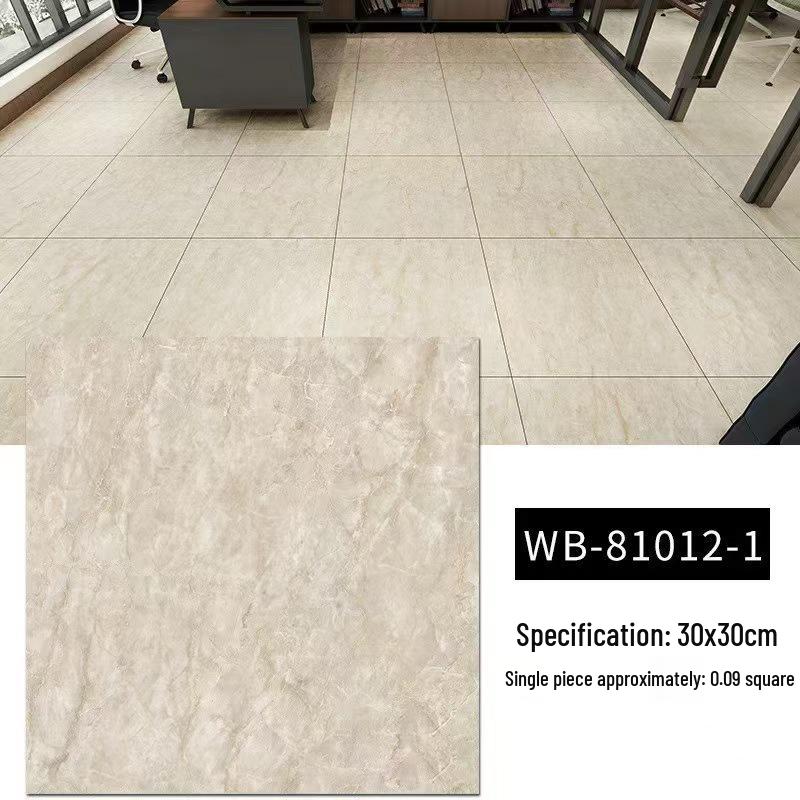 

Marble Pattern Self-Adhesive PVC Floor Stickers for Cement Floors 30x30x1.5 cm