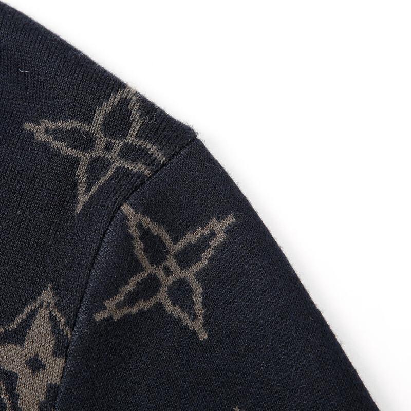 Caizi Herren Pullover Rundhals-Pullover