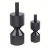 4 Pcs Aluminium Flange Two Hole Pins 1-1/8” Two Hole Alignment Pins & 1-5/8” Detachable Flange Double Hole Pins
