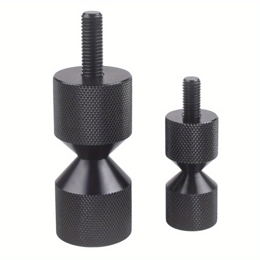4 Pcs Aluminium Flange Two Hole Pins 1-1/8” Two Hole Alignment Pins & 1-5/8” Detachable Flange Double Hole Pins