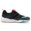 Puma Blaze of Glory Reverse Classics - Schwarze Unisex-Sneaker Stahlgrau Feuerkoralle 383532-01