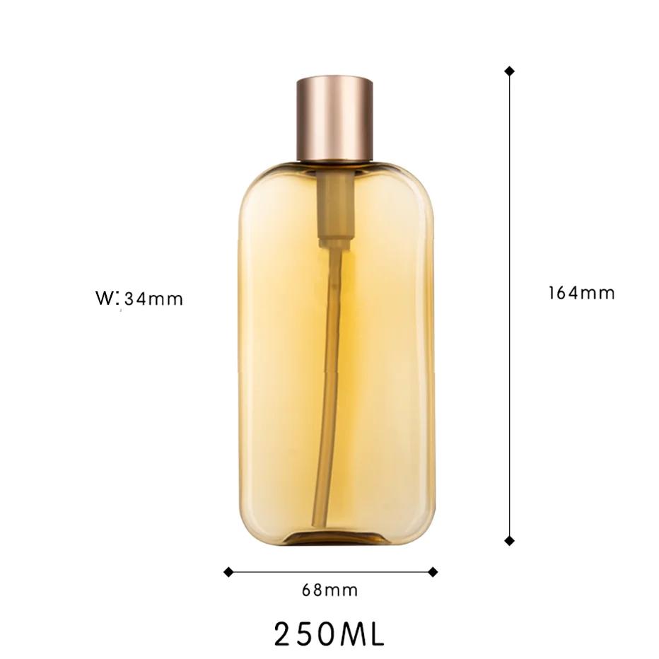 Square Shape Soap Refillable Bottles Hand Press Empty Travel Portable Dispenser Oil Shower Gel Lotion Storage Bottle