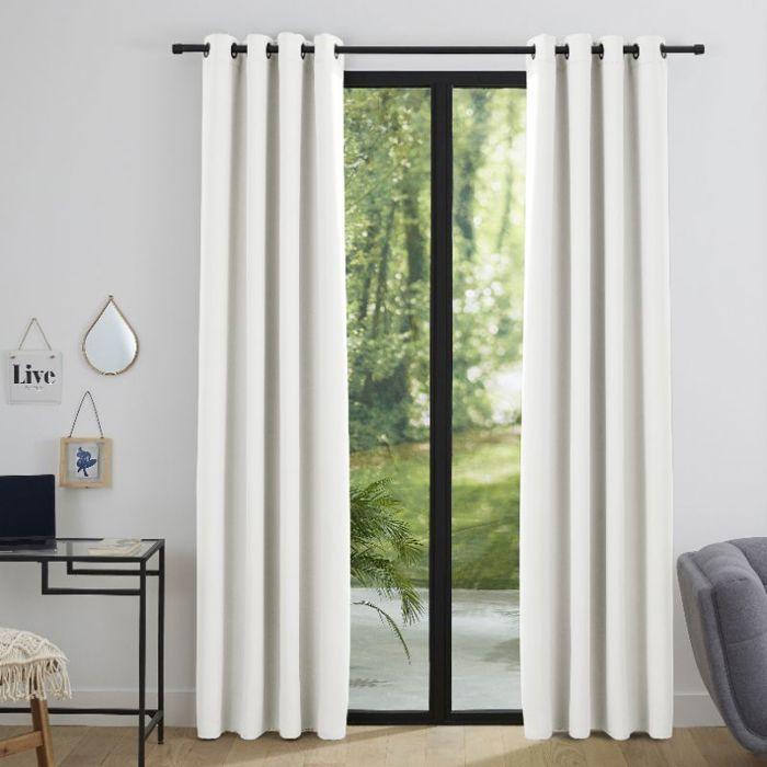 Blackout Curtain 140 X 260 Cm "Night" Snow