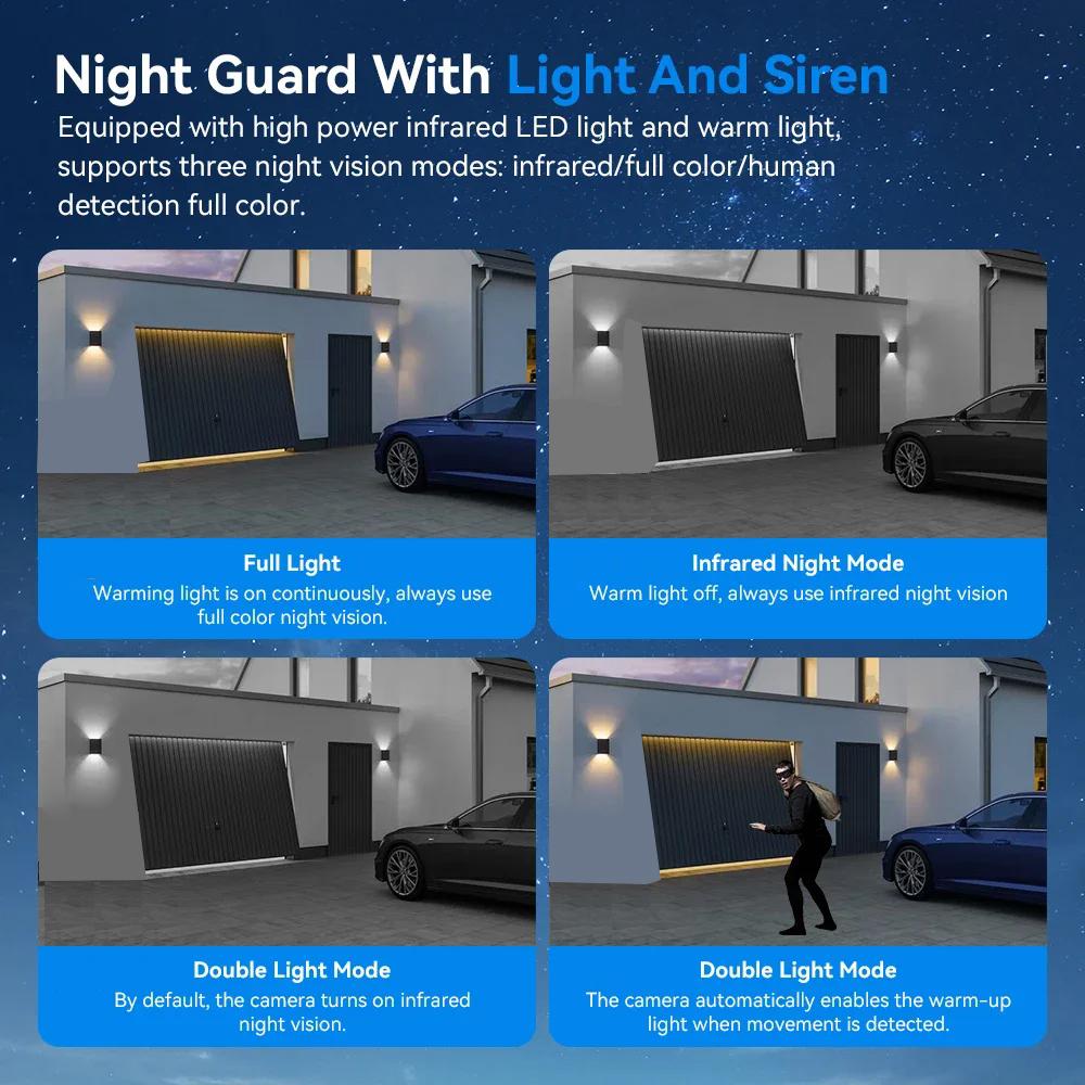 Solar-Sicherheitskamera WIFI/4G Drei-Bildschirm Mobiltelefon Fernbedienung HD Automatische Ladekamera Außenbereich