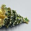 Vintage Christmas Tree Jewelry Box Zinc Alloy Strong Storage Case For Necklace Earring Organizers
