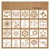 20 Models, Flower Painting Template, Plant Sunflower, Drawing Board, Spray Template, DIY, Hollow Plastic Template