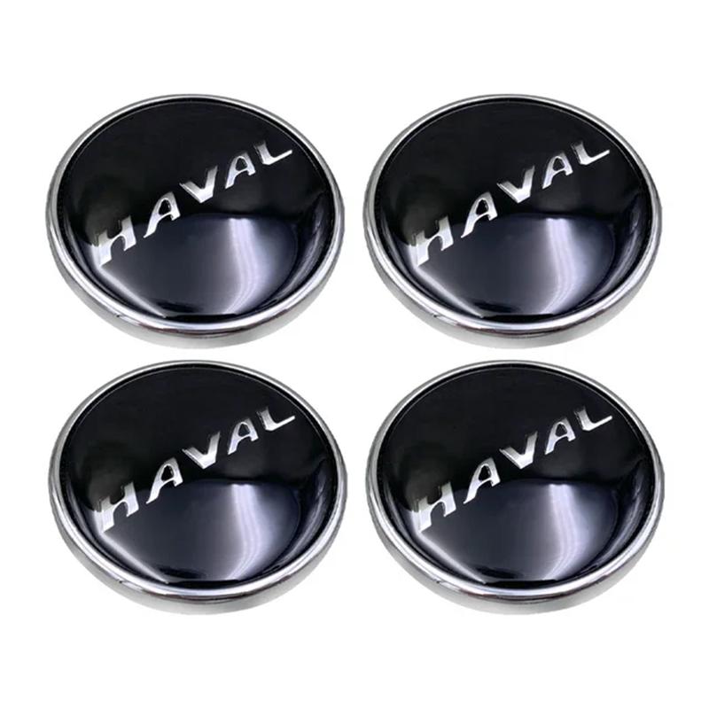 4pcs Car Wheel Center Cap Logo Hub Cover Badge Emblem For Haval F7 F7X Jolion H6 2019 2020 2021 2022 Styling Accessories