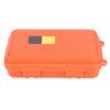 EDC Outdoor Survival Waterproof Equipment Sealed Box Dustproof Pressure Proof (Orange Big)