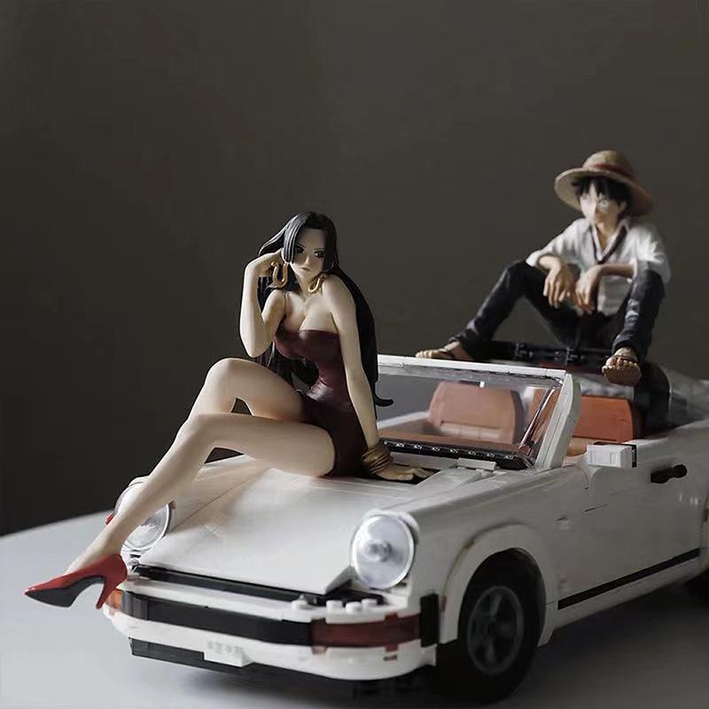 Tehnic retro Porscheed 911 decapotabilă mașină sport model bloc de construcție vehicul de curse cărămizi jucării pentru copii cadou set MOC 10295
