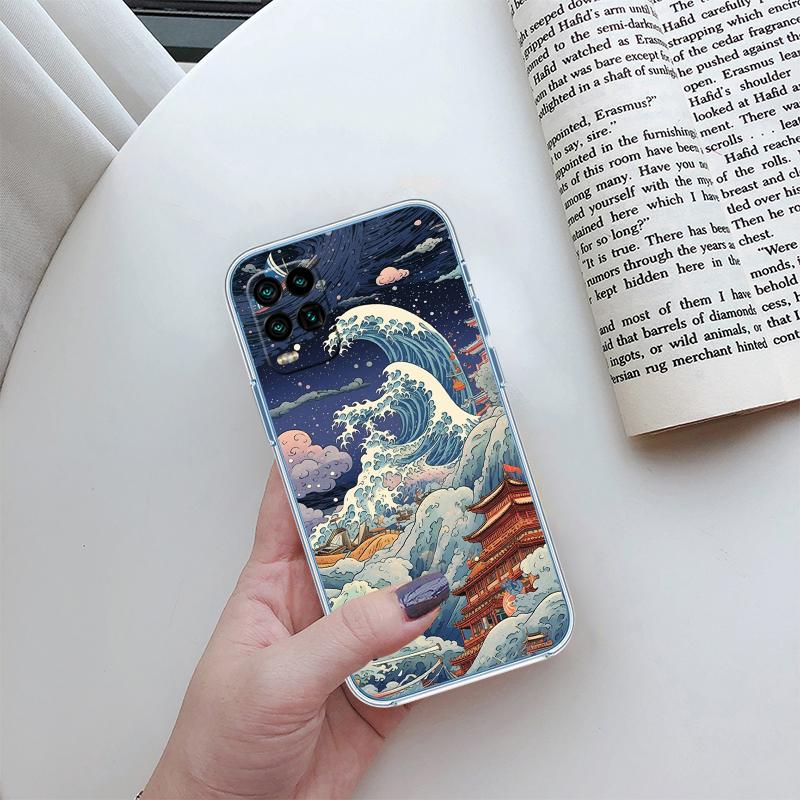 Great Wave Off Kanagawa Case for Motorola G10 G20 G30 G31 G32 G34 G35 G41 G42 G50 G51 G52 G55 G60 G60S G62 G71 G72 G75