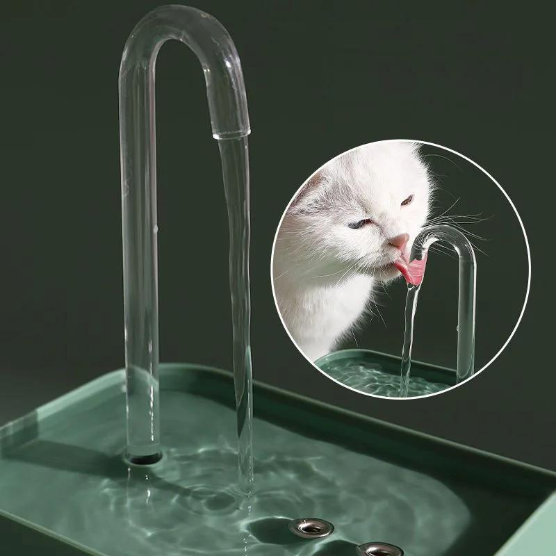 USB Electric Mute Pets Water Fountain 1500mL Auto Filter Cat Drinker Bowl with Recirculate Filtring System for Cats Water Dispen