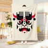 Artistic Pattern B-Beast Totem Throw Soft Warm Throw Blanket for Bedroom Living Room Bed Travel Camping Picnic Gift