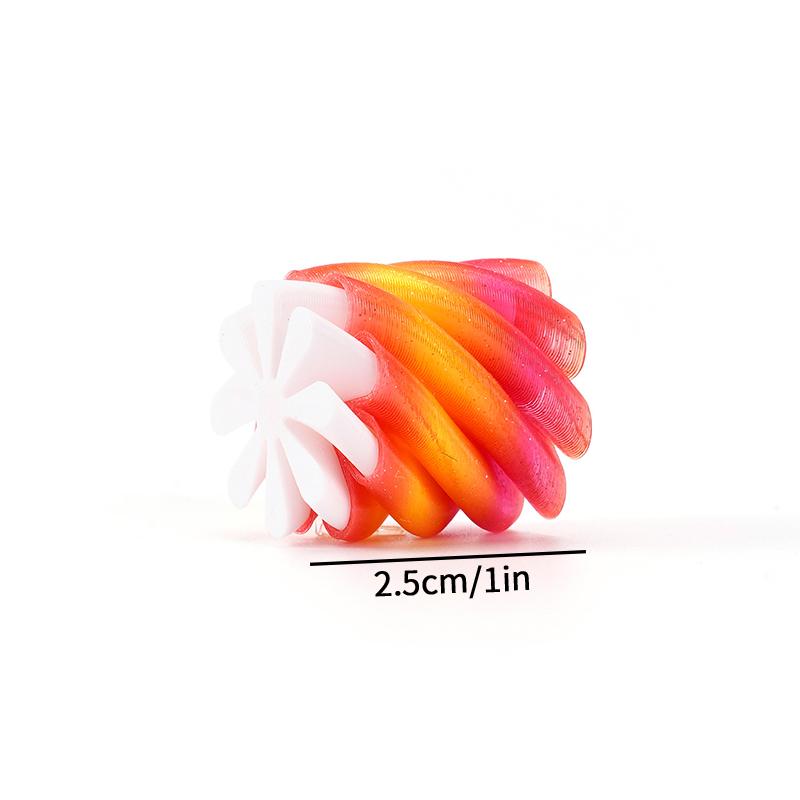 3D Printed Rotating Pyramid Toy 3d Spiral Cone Release Pressure Toys Desktop Accessorie Printed Through Pyramid Spiral Cone Toy