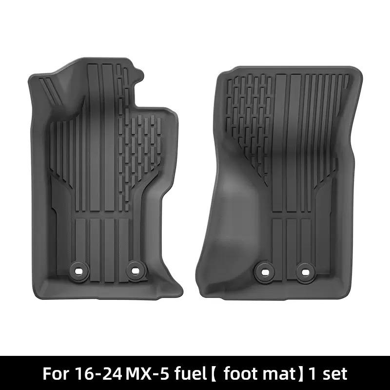 For Mazda MX-5 Miata MX5 Mazda Roadster 2016-2024 Car Foot Mat TPE 3D Trunk Mat Protective Pad All Weather Trunk Cargo Liner Pad