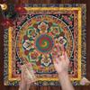Tibetan-Style Ethnic Pattern Tarot Tablecloth / Altar Cloth / Divination Table Cover / Tarot Mat / Home Decor
