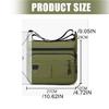Oxfords Toted Bag for Men Shoulder Crossbody Handbag with Multi Pockets Zipper for Work Office Travel and Daily Use