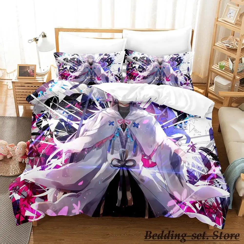 Trendy Cozy Single Twin Full Queen King Fate Grand Order Merlin Size Bed Aldult Kid Bedroom Duvetcover Sets Anime Quilt