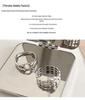 925 Sterling Silver Double-Layer Heart Open Ring for Women, Japanese & Korean Design, Light Luxury, High-End