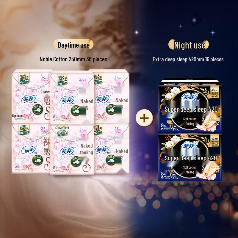 

Sofy Bare Feel S Noble Sanitary Napkins Value Combo Pack