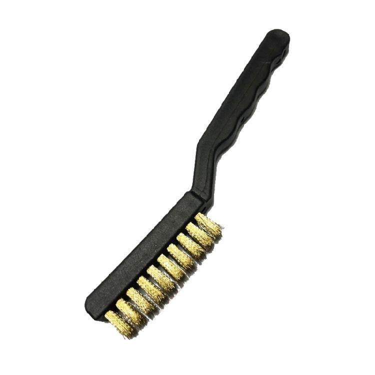 Long Last Rust Remover Cleaning Brush Reinforced Copper/Steel Wire For Bike Automotive Parts And Household Use