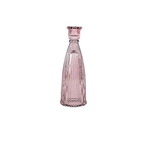 Simple Color Striped Glass Candle Holder Creative Candle Holder Candle Cup Home Candle Holder Ornaments