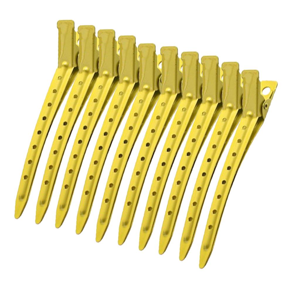 10pcs Metal Duckbill Clip Curly Hairpin Barrettes Hairstyle Hair Styling Clips Clamps Haircut Hairclip Tool Fluffy Hair Barrette