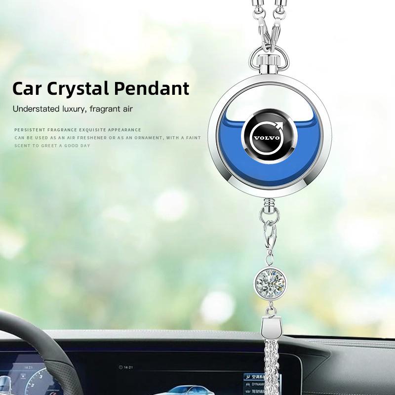 Nobility Cryatal Car Perfume Pendant For Volvo Rdesign Polestar AWD V50 S60 XC60 S40 XC40 XC90 V60 S80 S90 V90 V70 T6 V40 S70