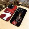 Sports Charles Leclerc Phone Case For iPhone 17,16,15,14,13,12,11 Plus,Pro Max,XS,Colored Silver Plated Inside Cover
