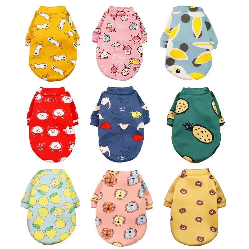 Cappotto Felpa Invernale Caldo per Cani Piccoli Bulldog Chihuahua Shih Tzu Felpa Cucciolo Gatto Maglione Cani