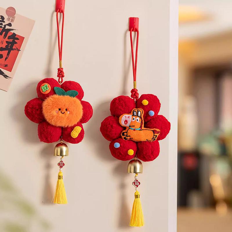 Chinese New Year Decoraitons  Horse Year Hanging Ornament Tassel Pendant Spring Festival Door Accessories Room Decor