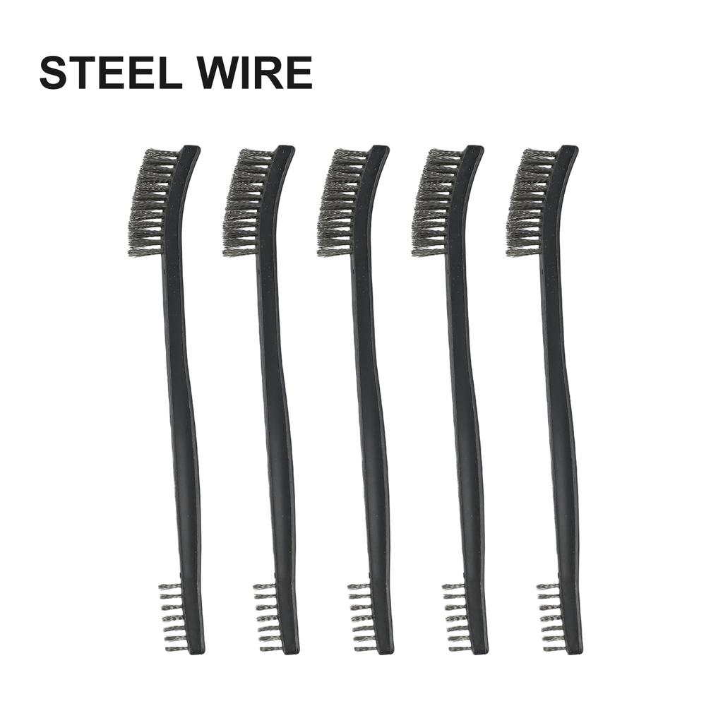 Hand Tools Brush Vents Workshop Equipment Exquisite Hot 170mm 5pc Brass Cleaning Polishing Double Head Metal Rust