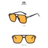Men's sunglasses, rice nail square retro women's sunglasses.