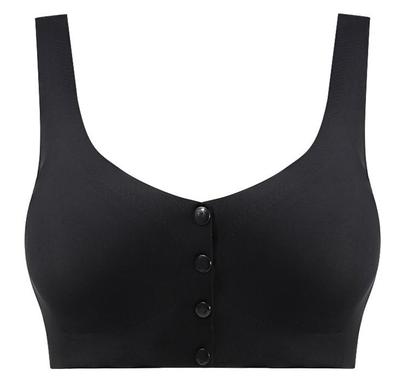 Breast Cancer Breast Cancer Total Mastectomy Breast Cancer Artificial Breast Black XL [Mikopuera] Front-opening Bra, Pad, Bra, Post-surgery, Bra,