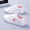 New Lace-Up White Sneakers – Soft-Sole Versatile Student Shoes, Slip-On Lightweight Casual Athletic Footwear for Women