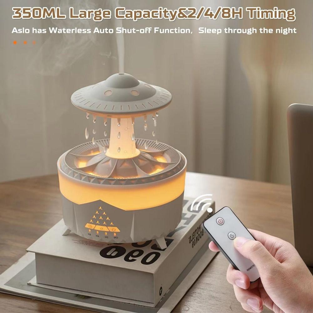 360ml Landscape Humidifier Colorful Light Essential Oil Diffuser Aroma Air Humidifier  Travel